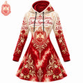 Women's Hooded Sweatshirt Dress HANNN TND DST 2410265