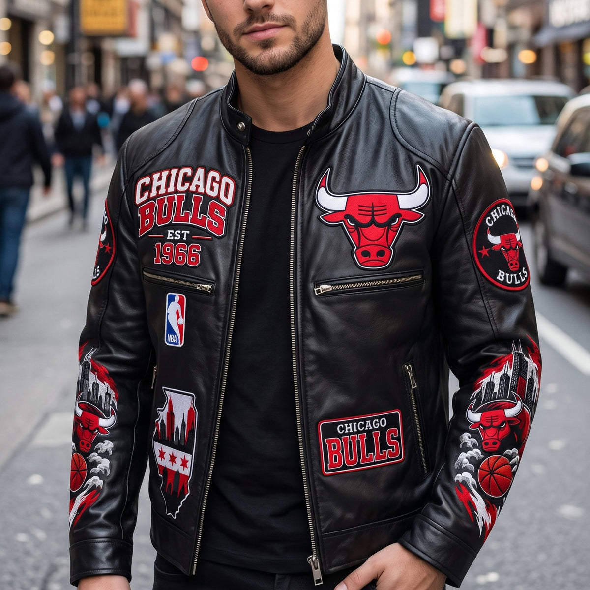 LEATHER JACKET TULT NTH CHBU 2610261
