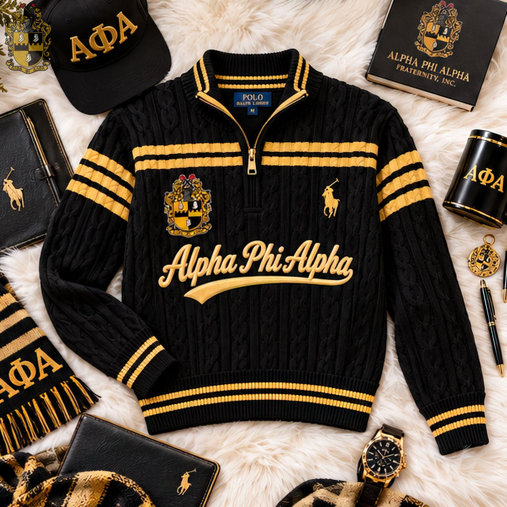 Premium Cable-Knit Quarter-Zip Sweater HANNN TND APA 29102611
