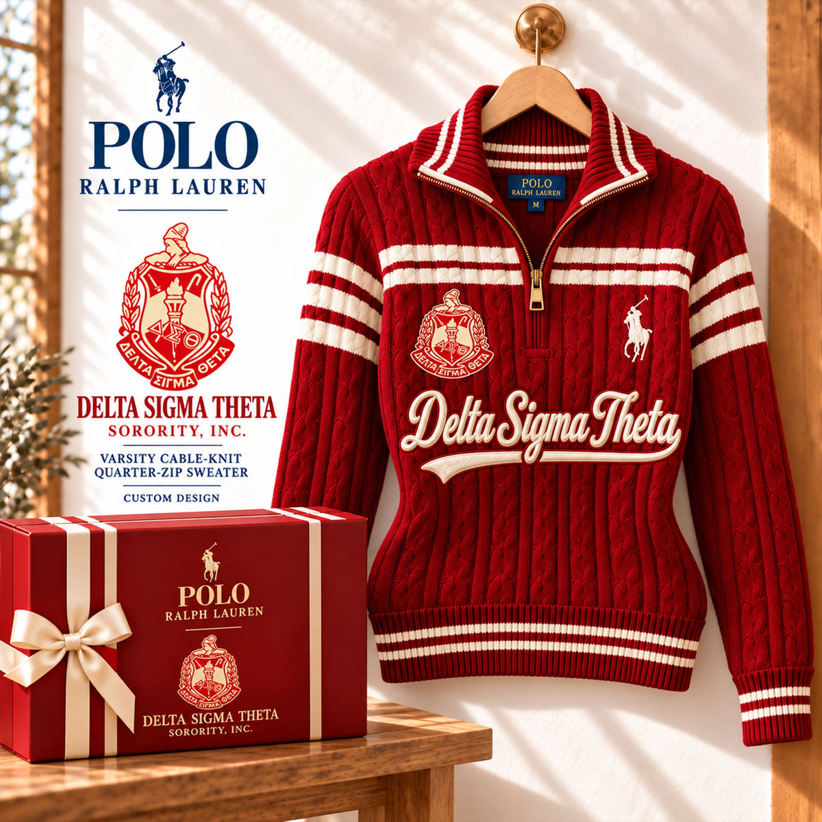 Premium Cable-Knit Quarter-Zip Sweater HANNN TND DST 29102612