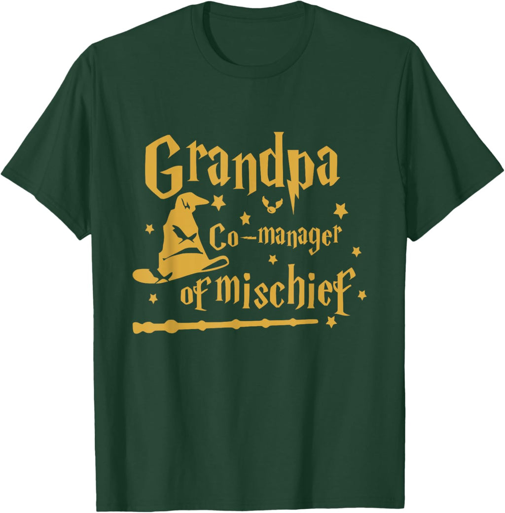 Funny Men Magical Grandpa Manager of Mischief Father's Day