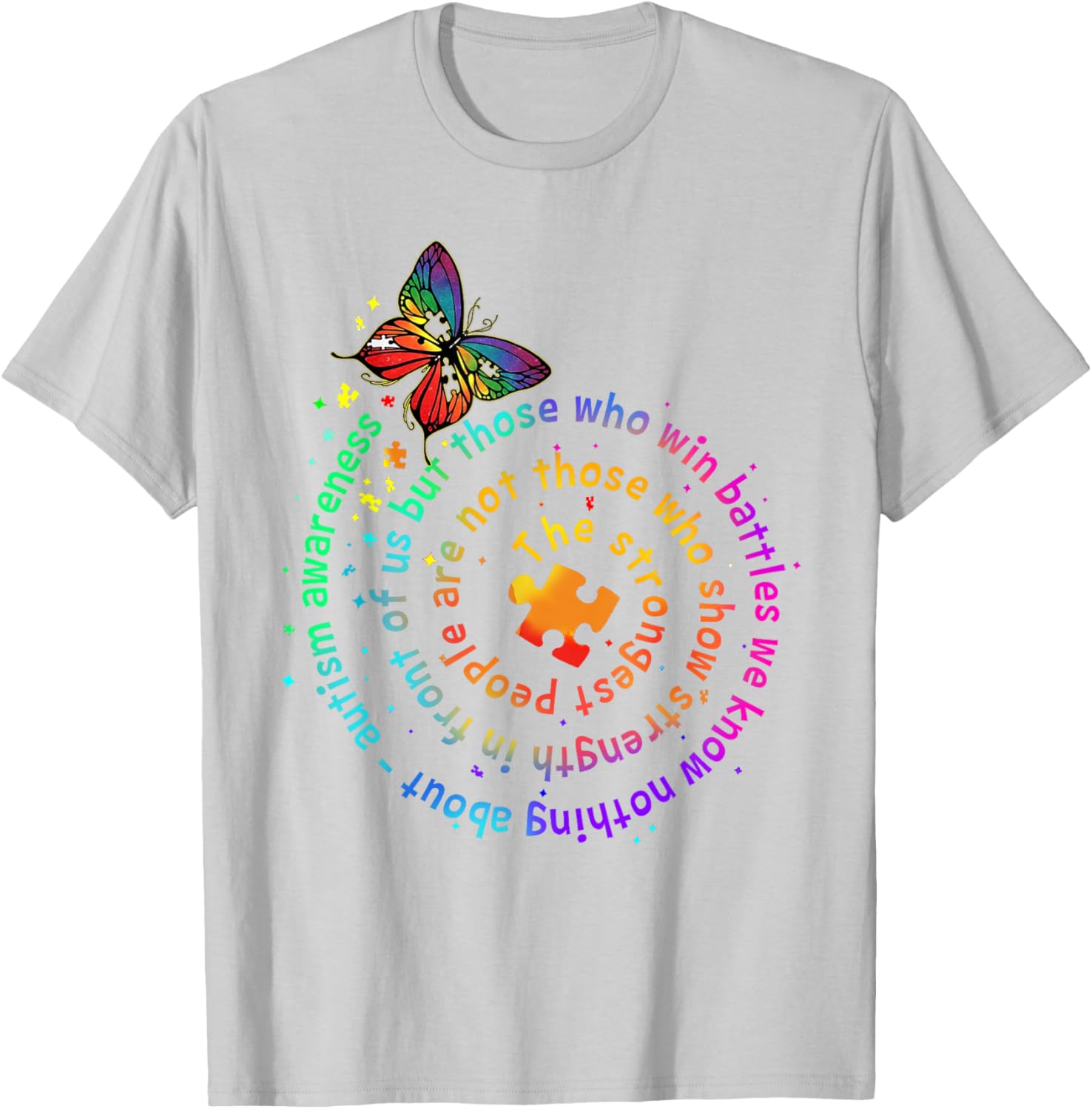 The Strongest People Butterfly Autism Awareness