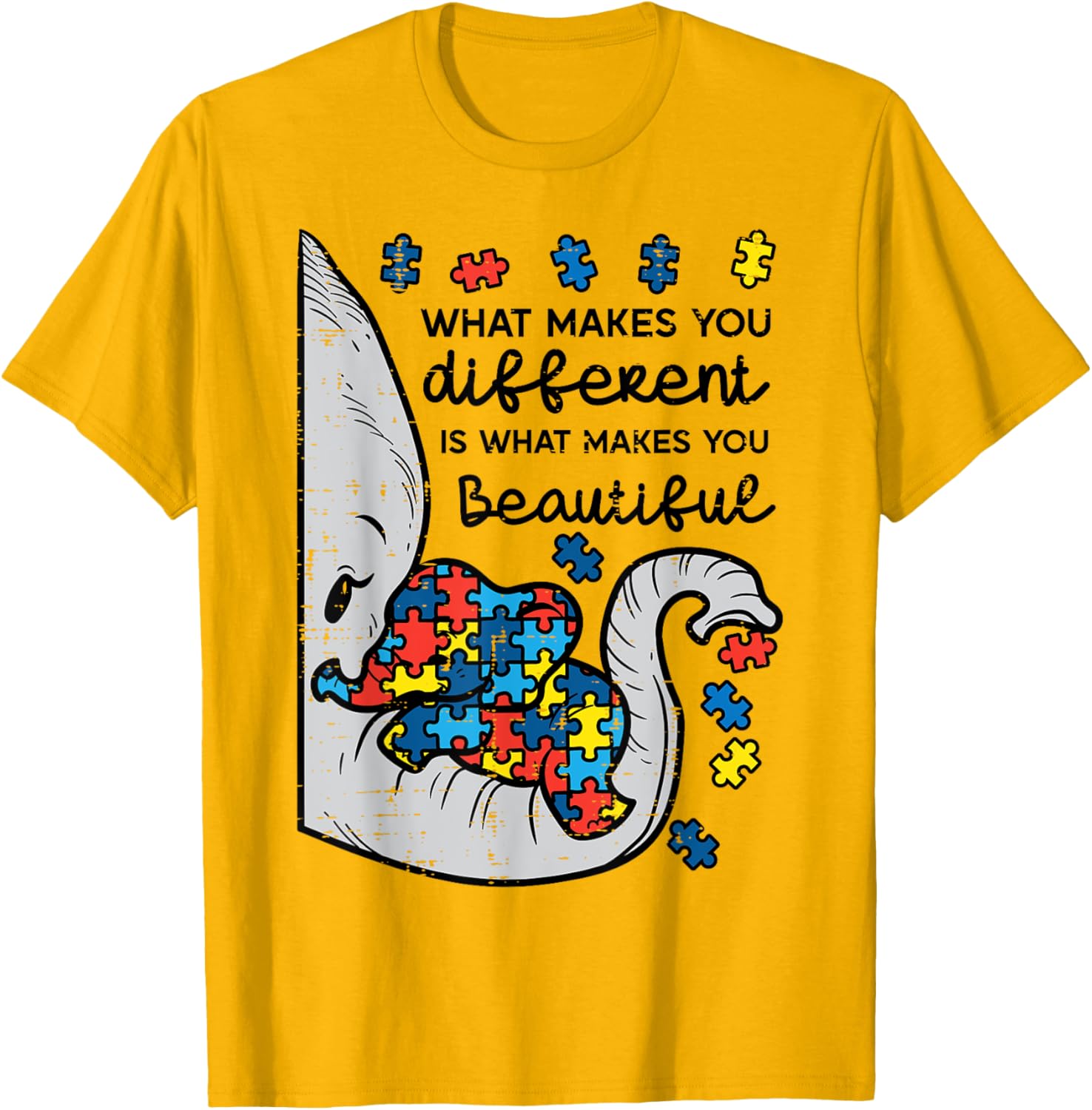 What Makes You Different Beautiful Elephant Autism Awareness