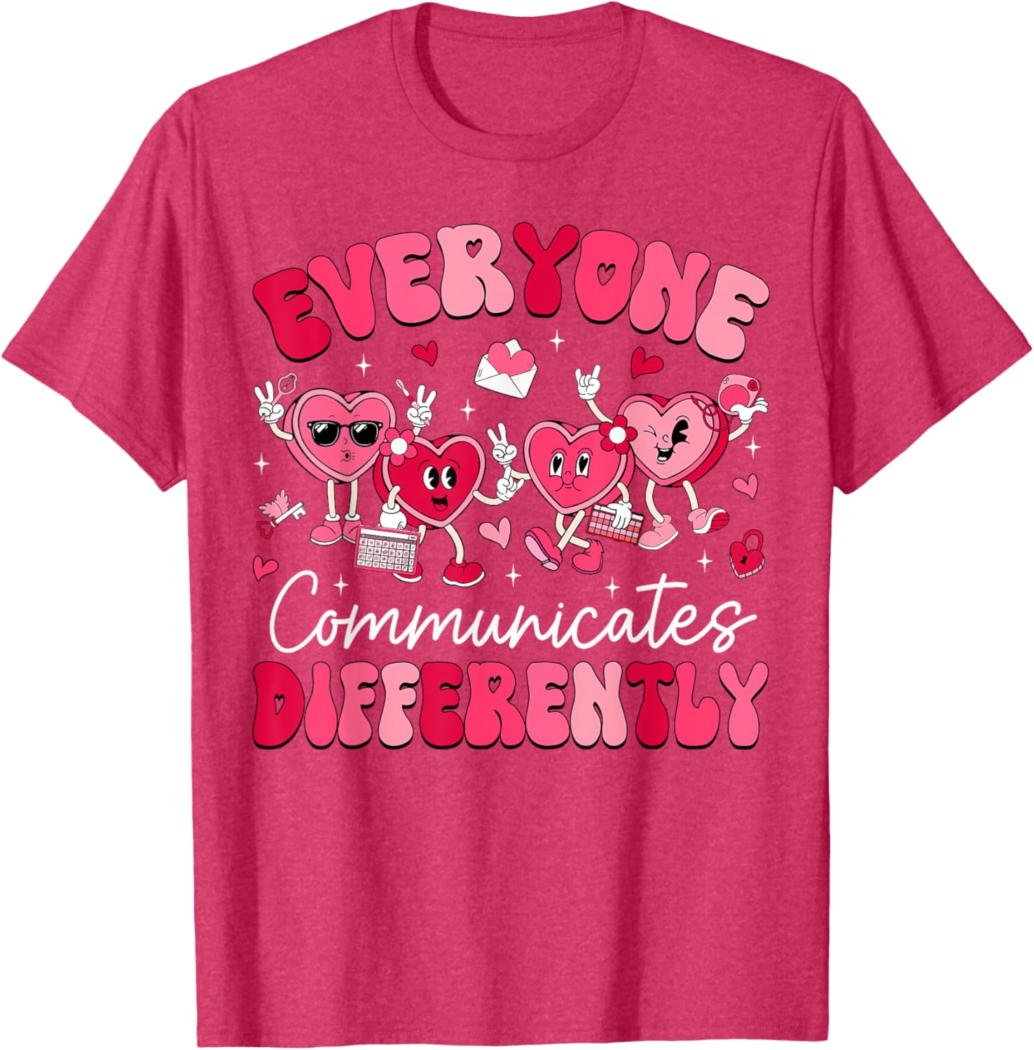 Everyone Communicates Differently Autism Valentines Day