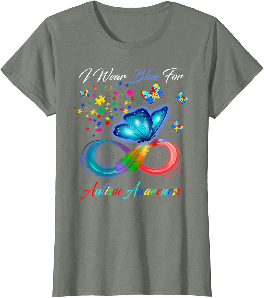 I Wear Blue For Autism Awareness - Autism Awareness Month