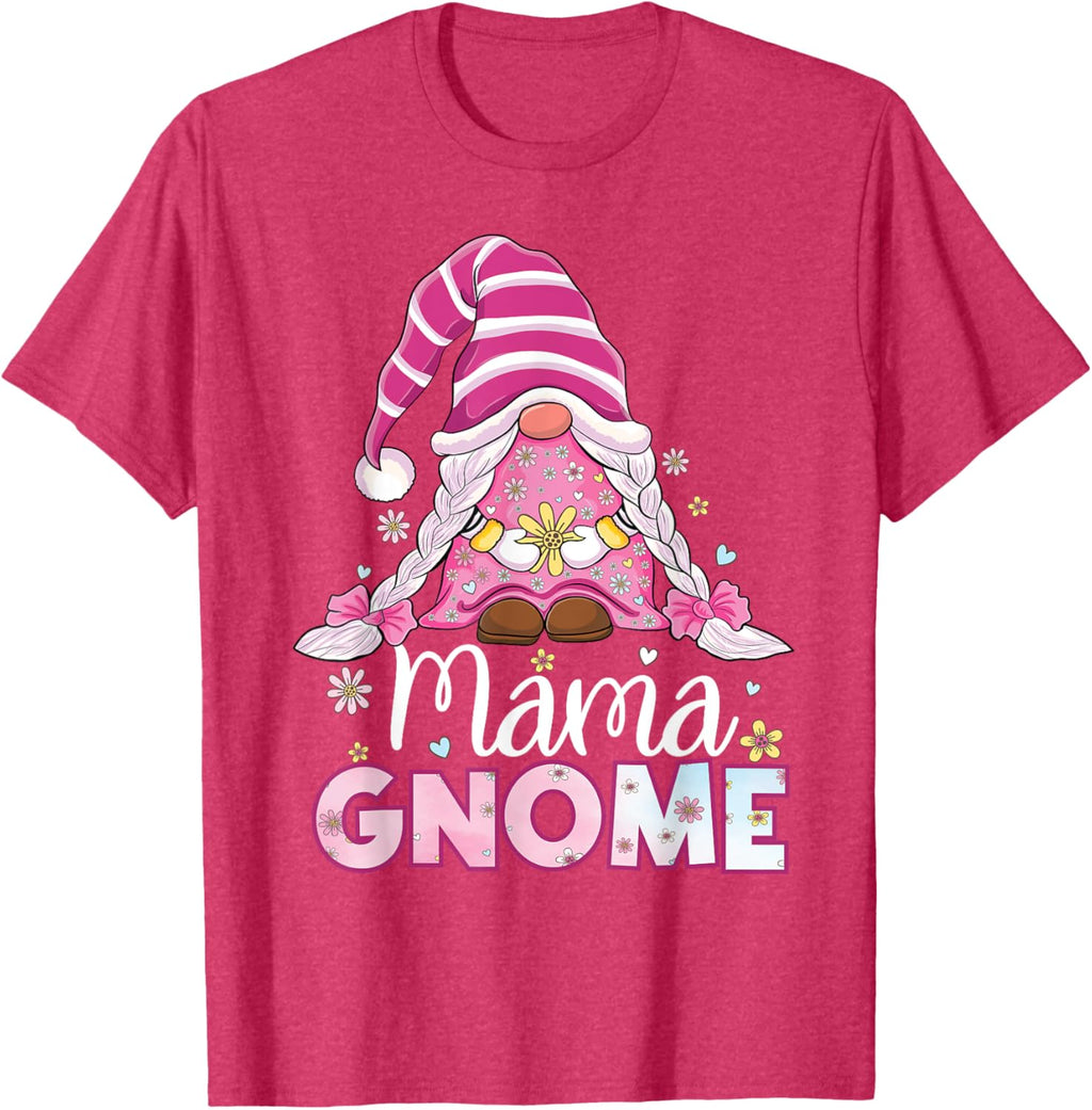 Flower For Mom Gnomies Cute Gnome Mom Happy Mother's Day