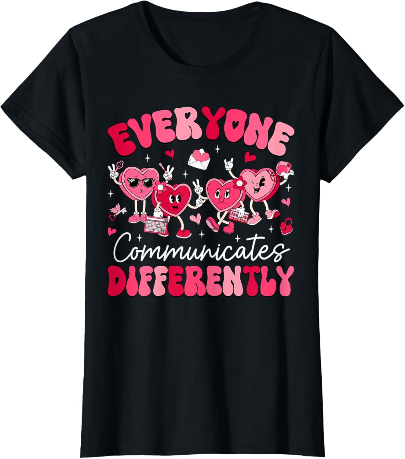 Everyone Communicates Differently Autism Valentines Day