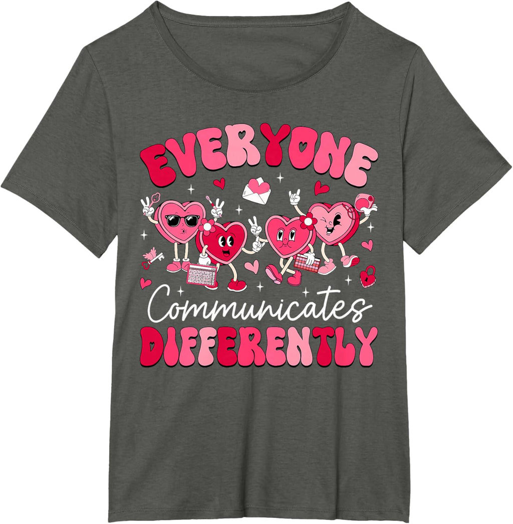 Everyone Communicates Differently Autism Valentines Day
