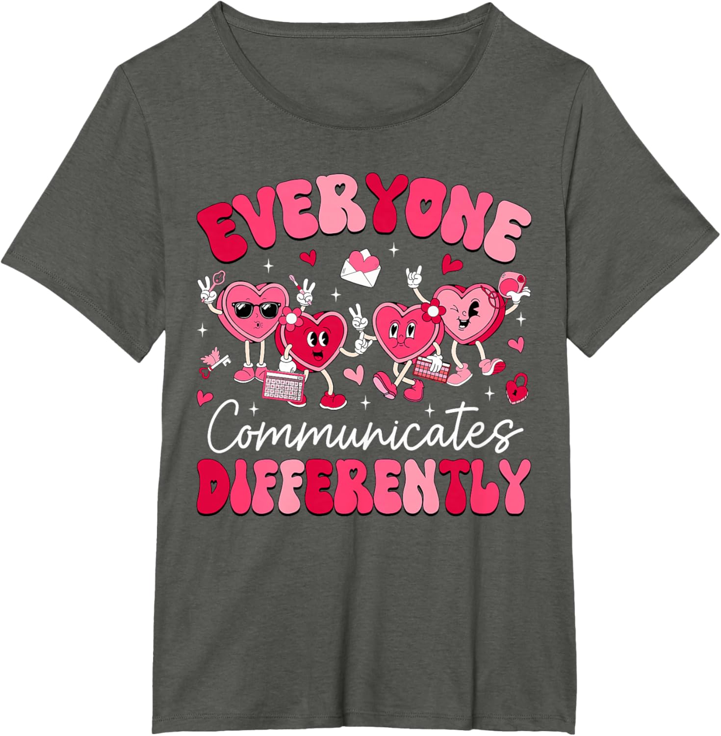 Everyone Communicates Differently Autism Valentines Day