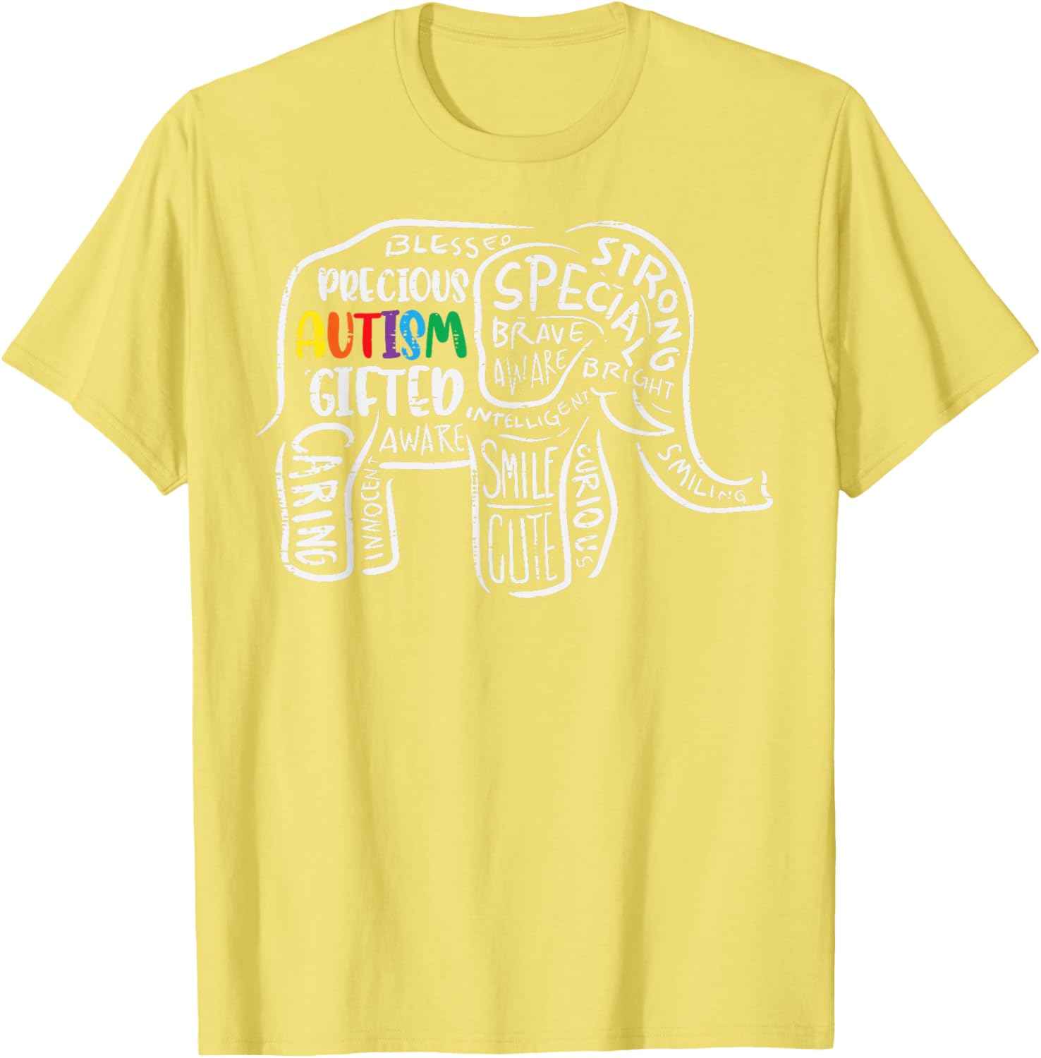 Autism Awareness Elephant Acceptance Autistic Men Women Kids