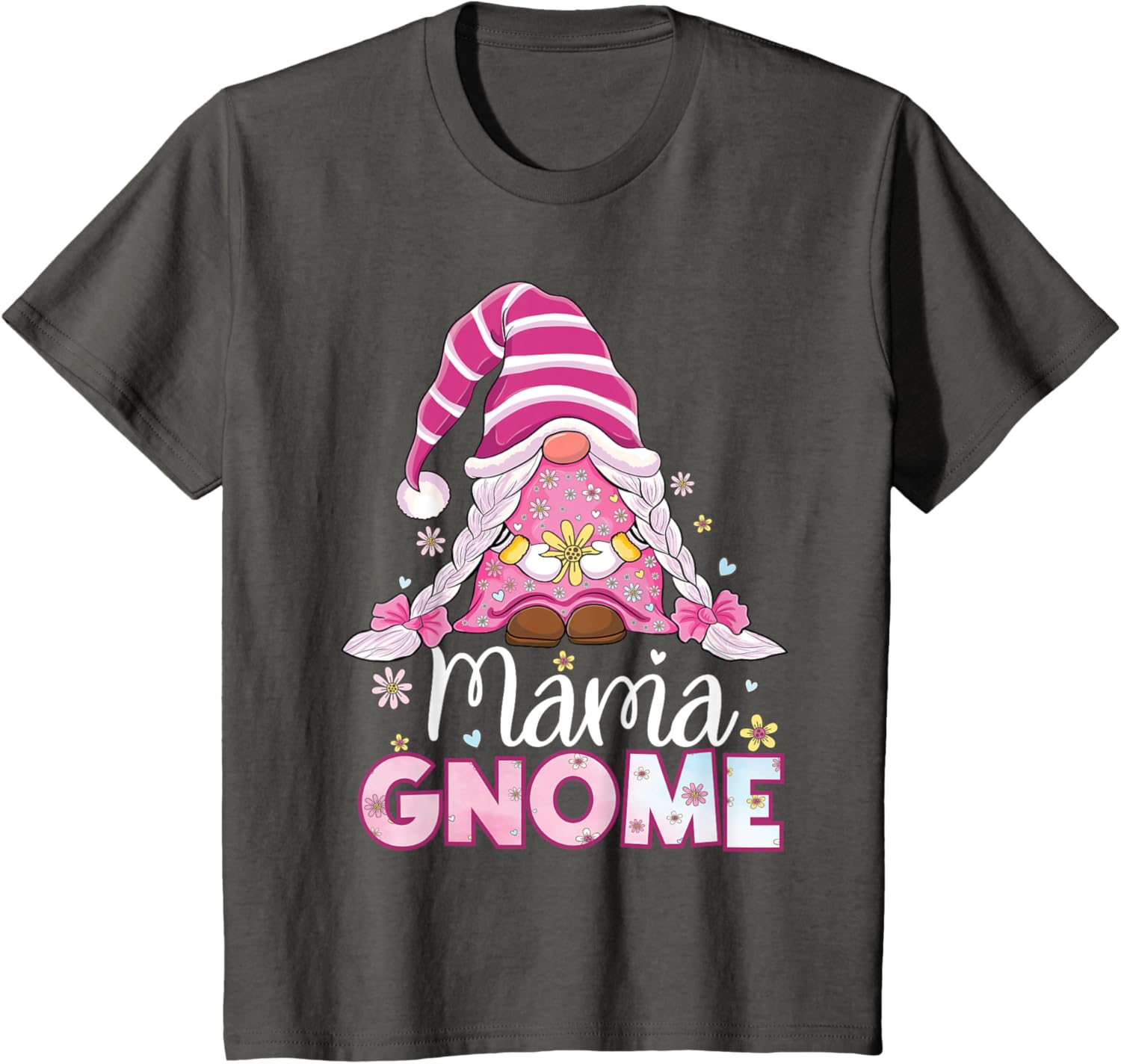 Flower For Mom Gnomies Cute Gnome Mom Happy Mother's Day