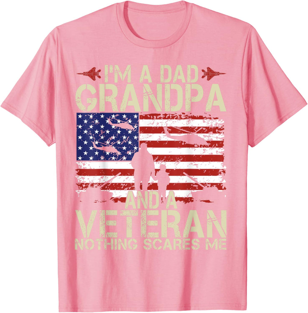 I'm A Dad Grandpa And Veteran Fathers Day Papa Grandpa Gifts