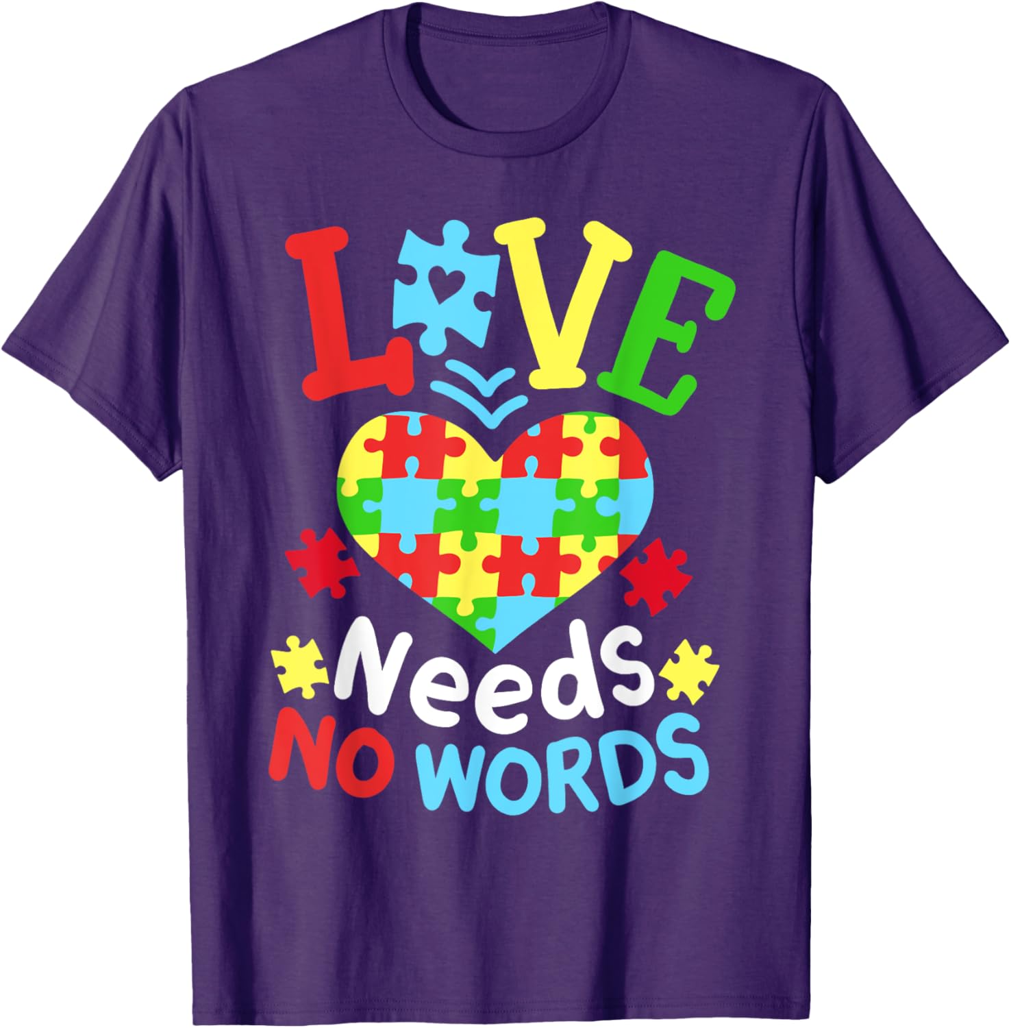 Autism Awareness Love Needs No Words