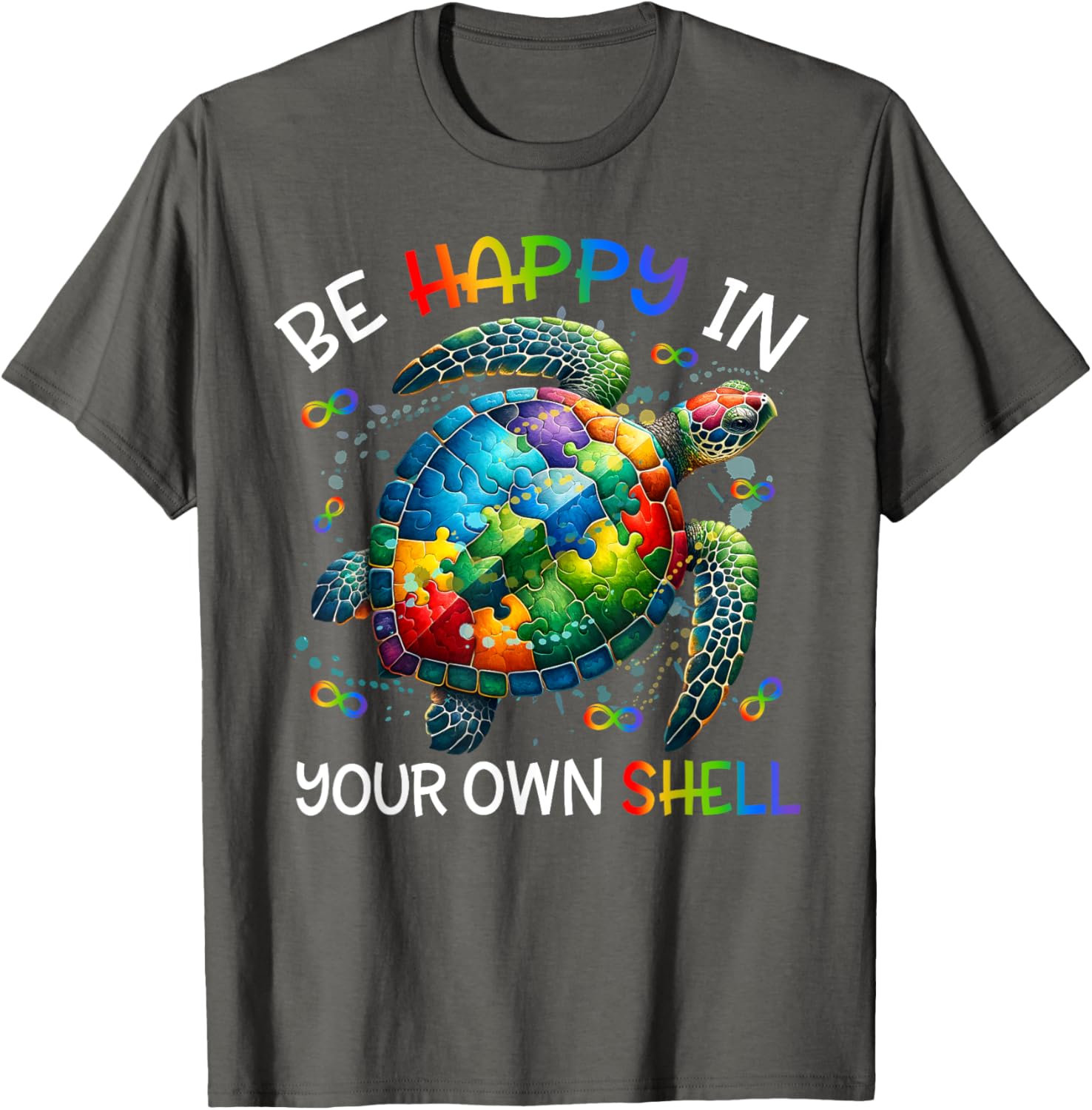 Puzzle Turtle Be Happy In Your Own Shell Autism Awareness