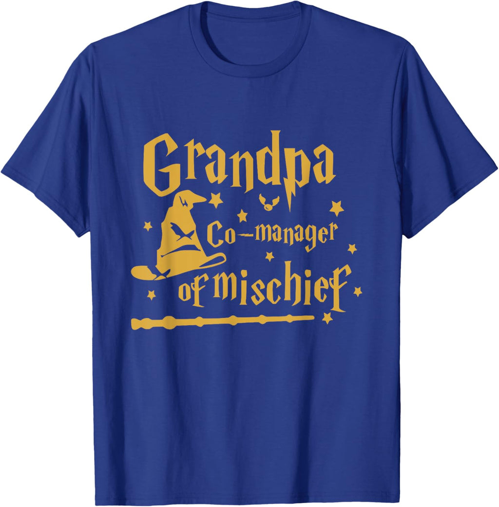 Funny Men Magical Grandpa Manager of Mischief Father's Day