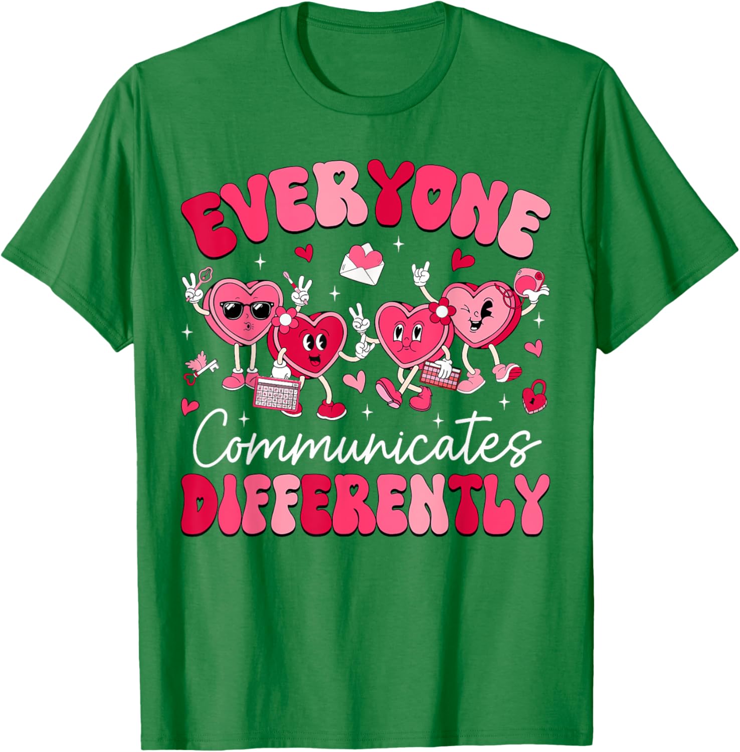 Everyone Communicates Differently Autism Valentines Day
