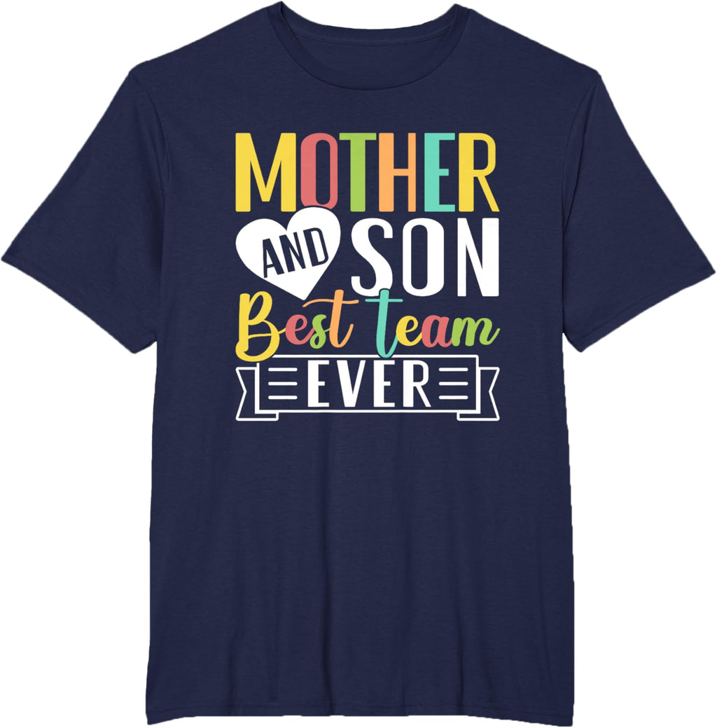 Mothers Day Mama Mom Son Love Mommy Mama Mother's Black Unisex Classic Fit Crew Neck Short Sleeve Mother Shirt