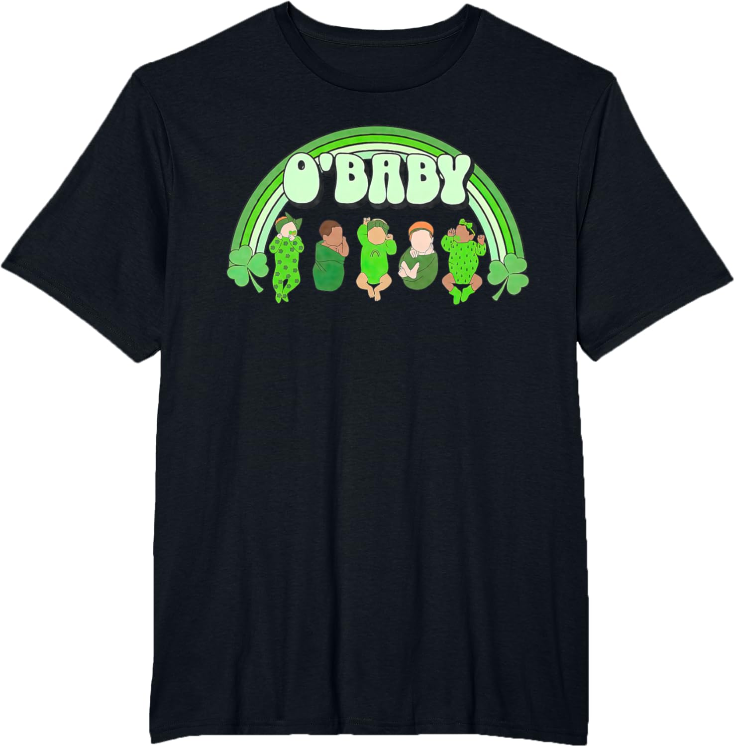 Rainbow Labor And Delivery Nurse Saint Patrick's Day NICU