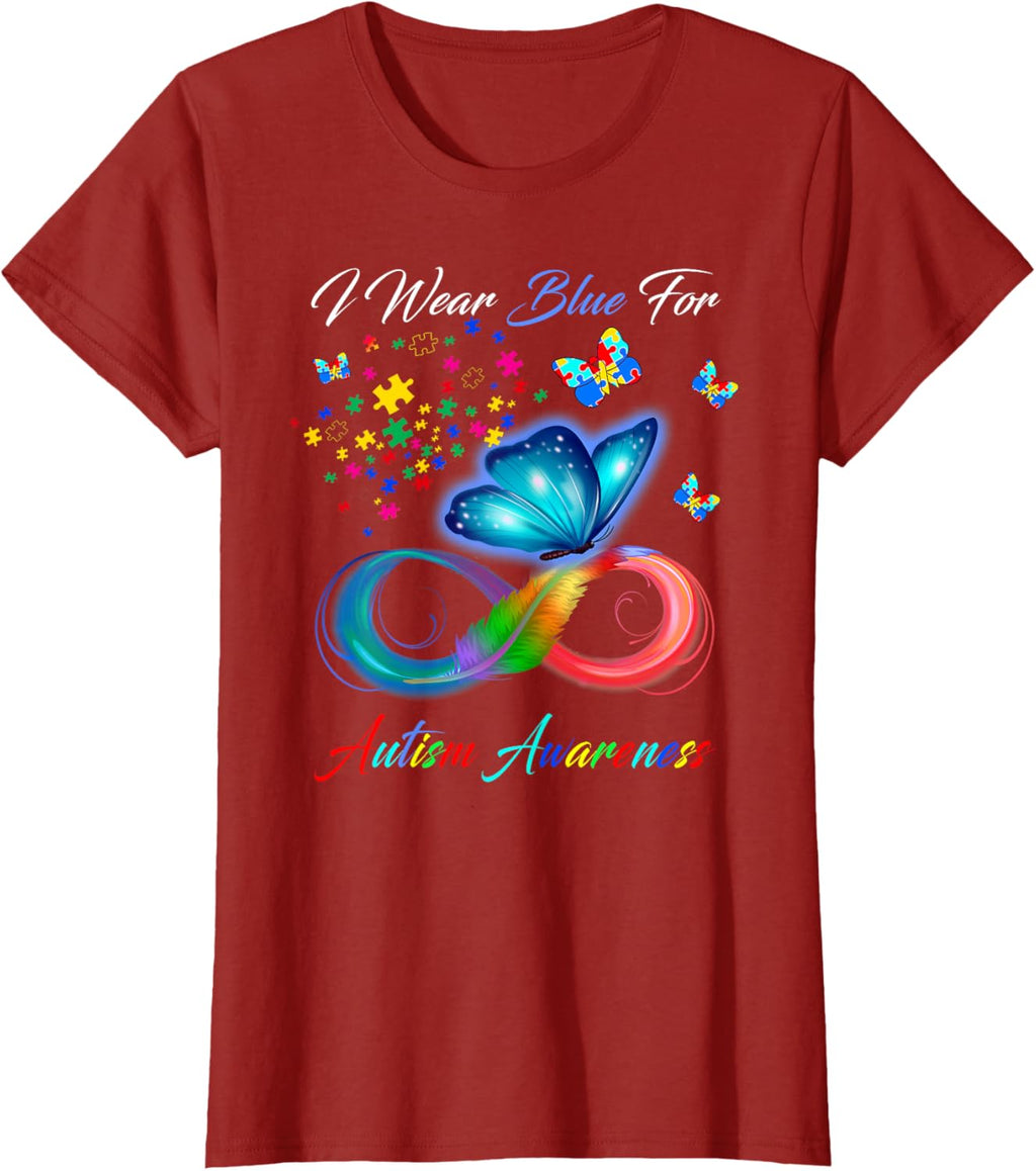 I Wear Blue For Autism Awareness - Autism Awareness Month