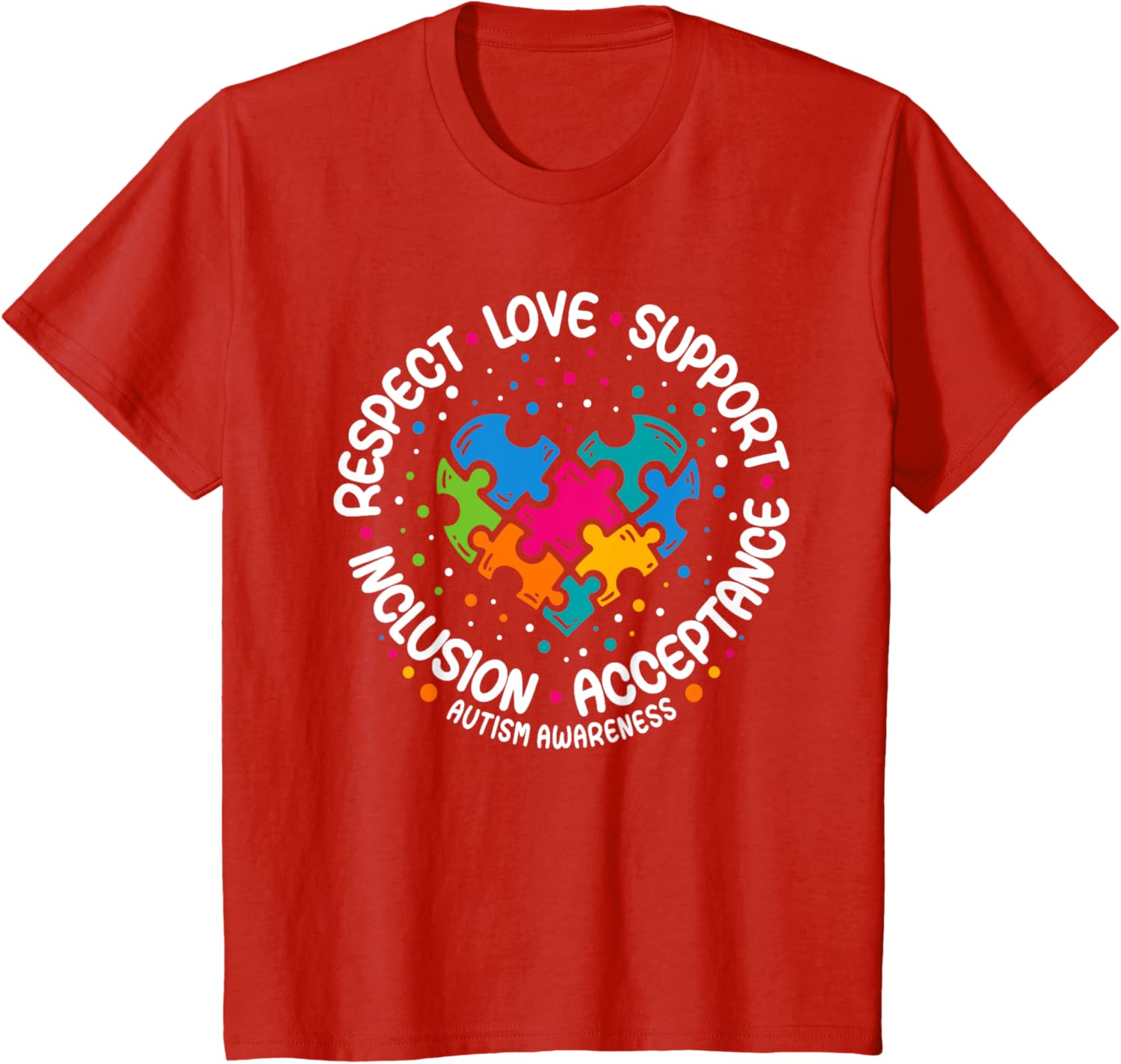 Autism Awareness Respect Love Support Blue Autism