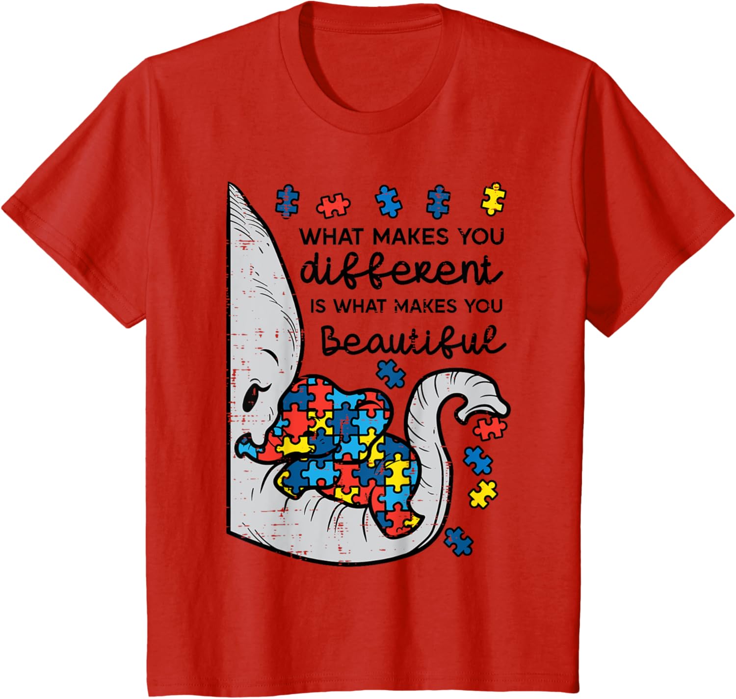 What Makes You Different Beautiful Elephant Autism Awareness