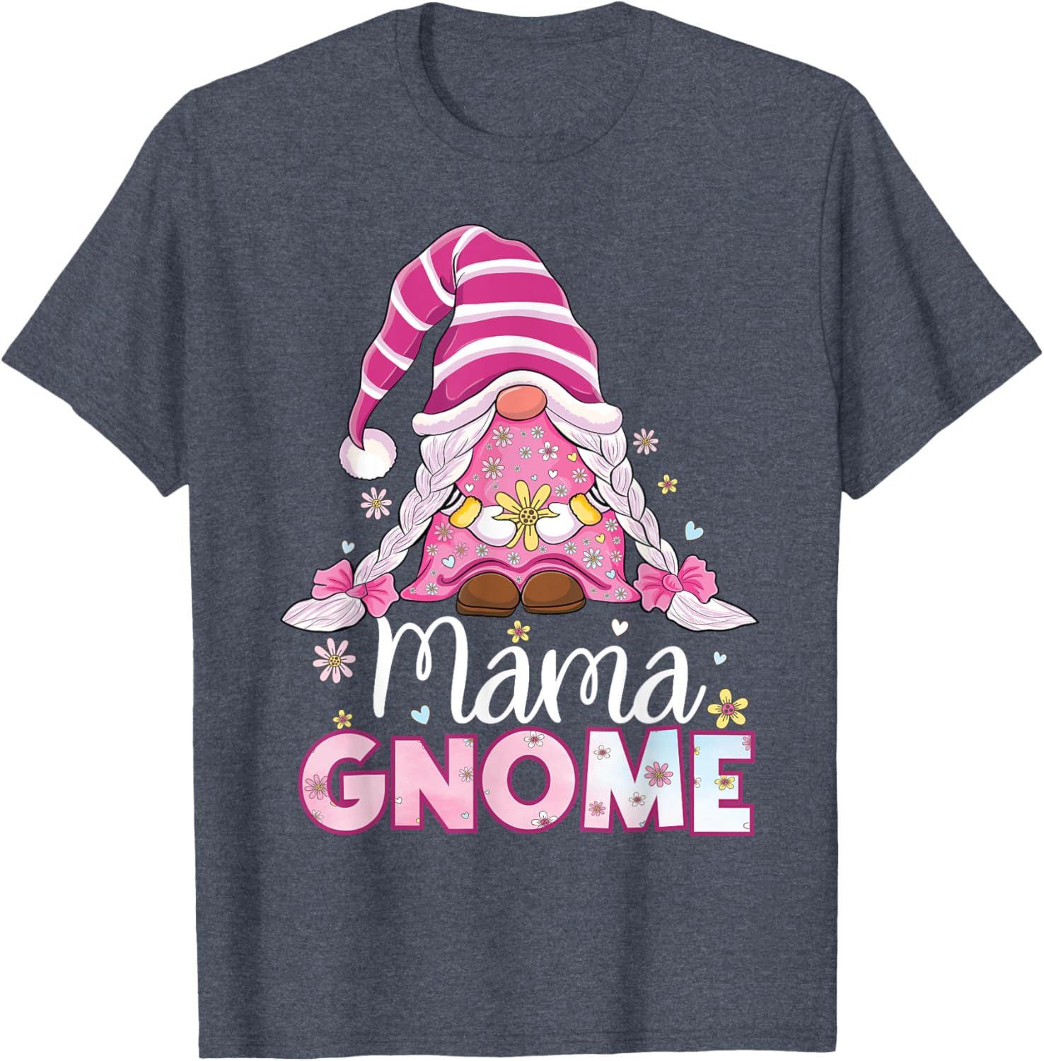 Flower For Mom Gnomies Cute Gnome Mom Happy Mother's Day