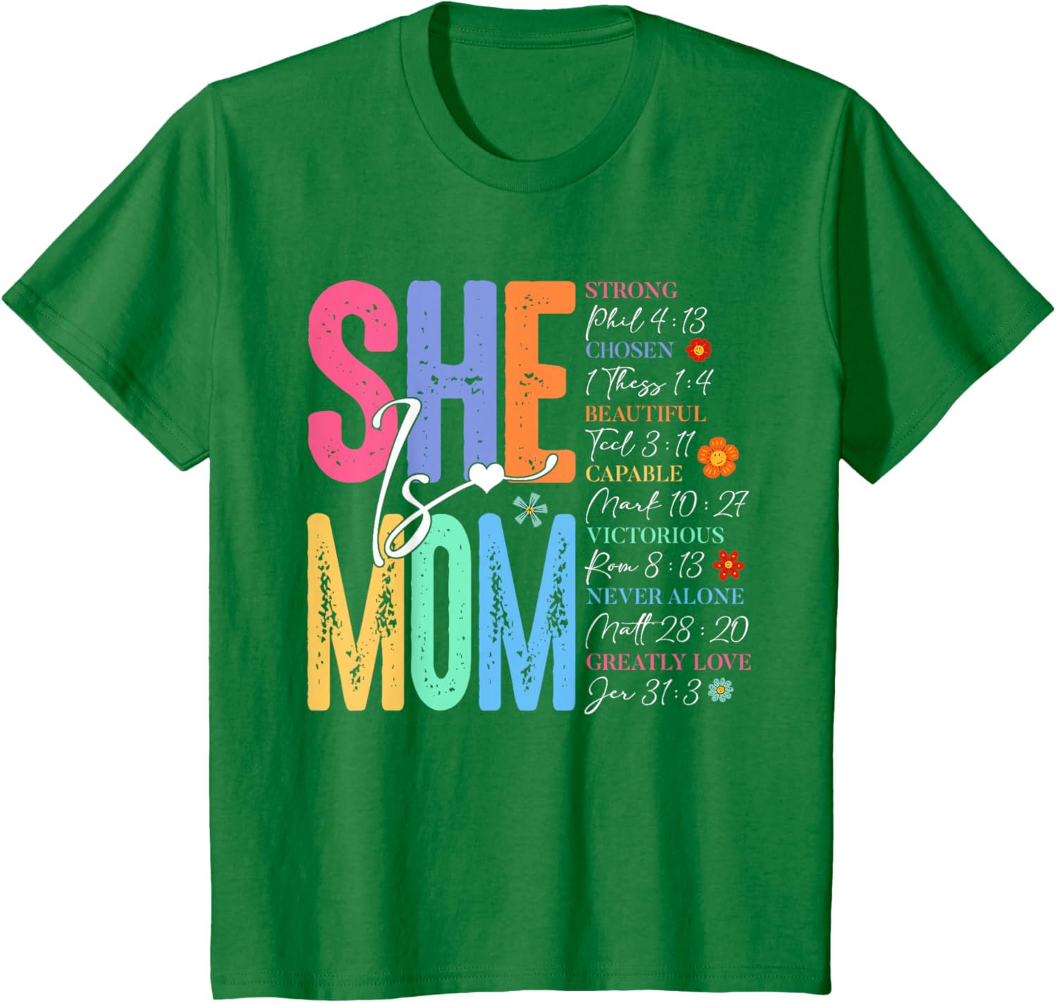 She Is Mom Christian Mother's Day Jesus Mama Religious Women