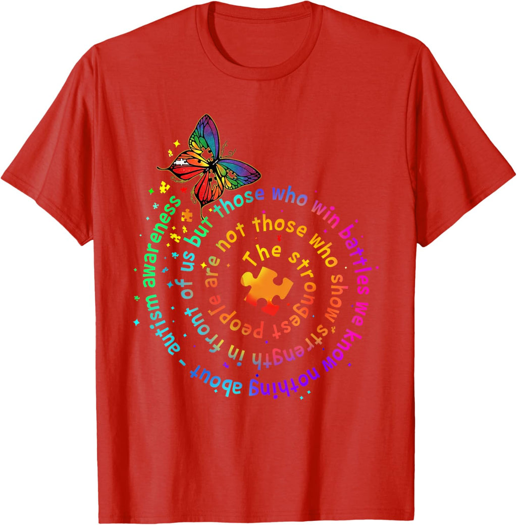 The Strongest People Butterfly Autism Awareness