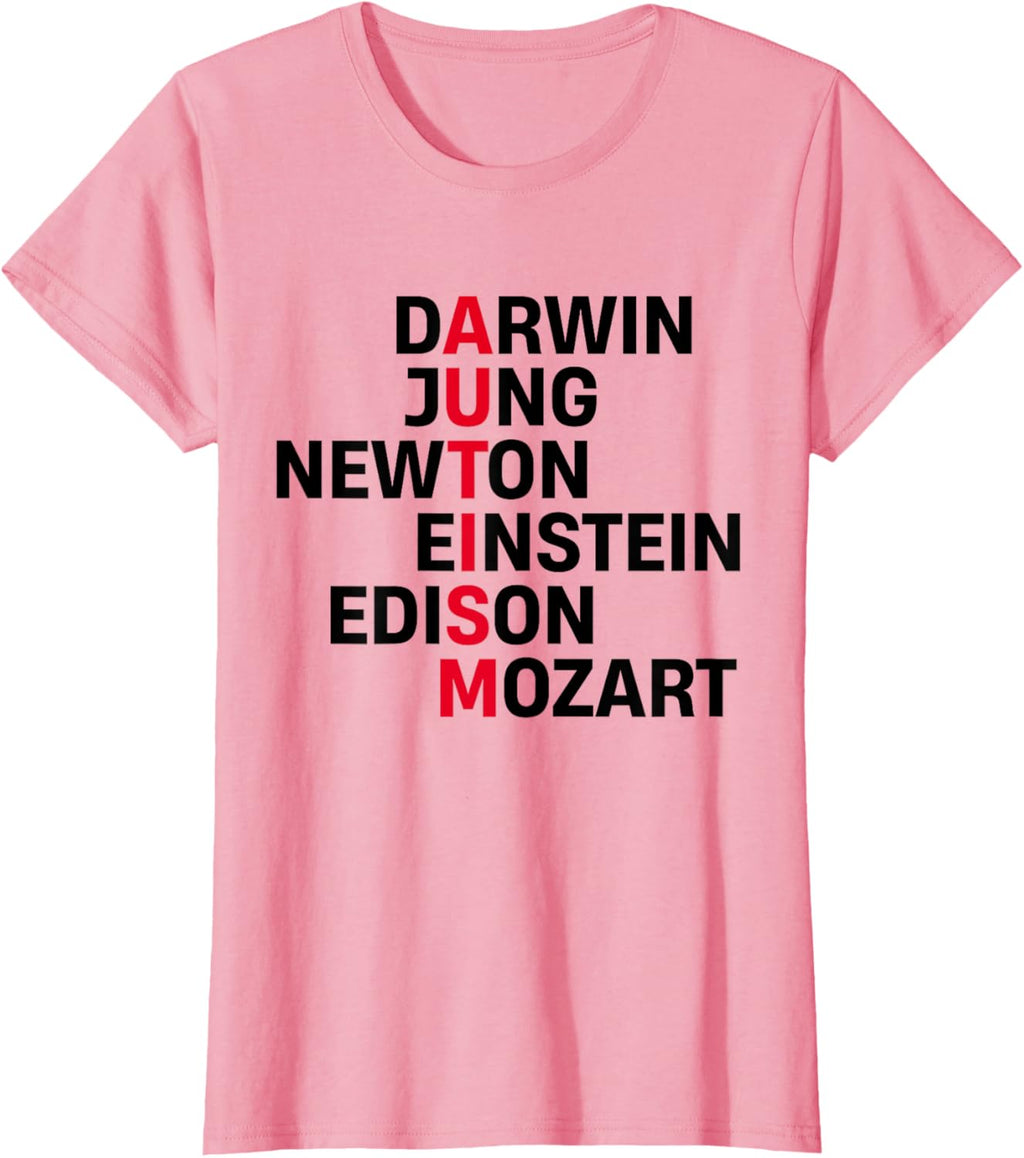 Darwin Jung Newton Einstein Edison Mozart Autism Awareness