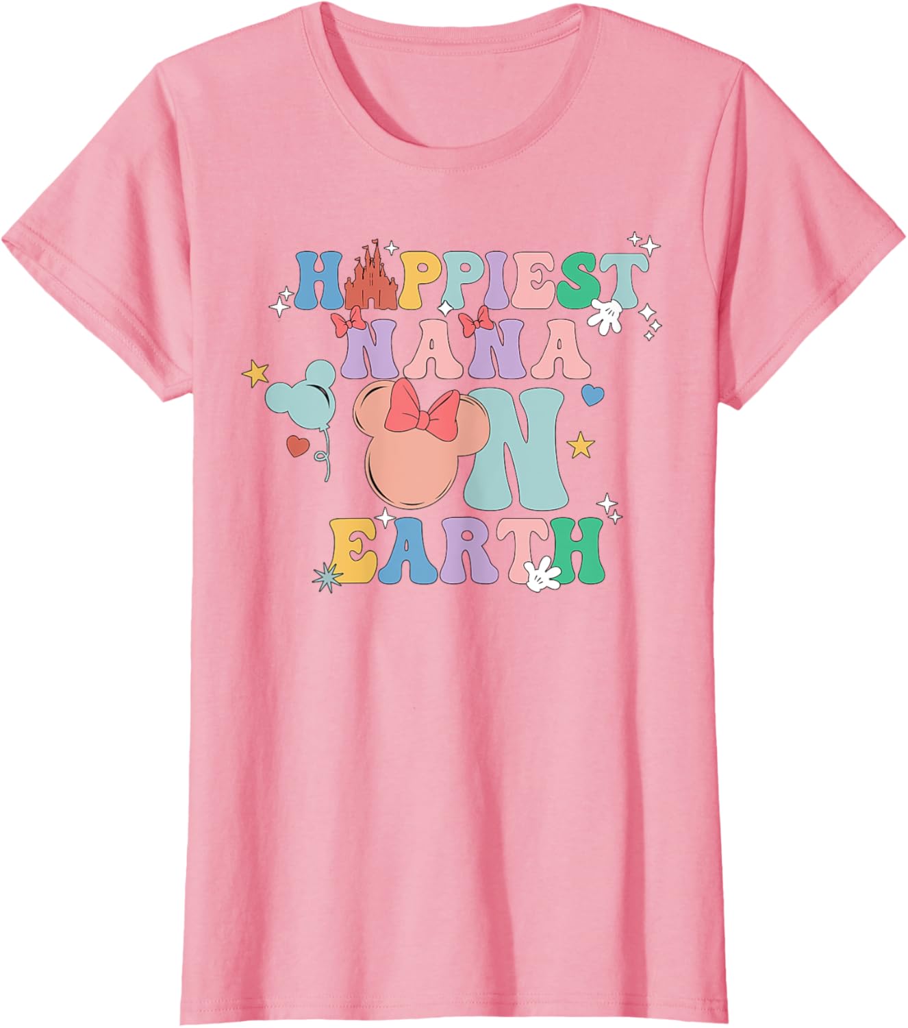 Happiest Nana On Earth Groovy Mom Mother's Day Mother Shirt