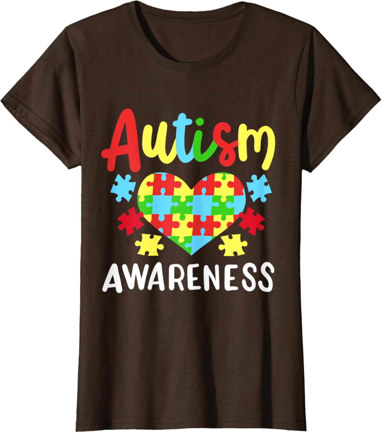 Autism Awareness T-Shirt, Small, Black