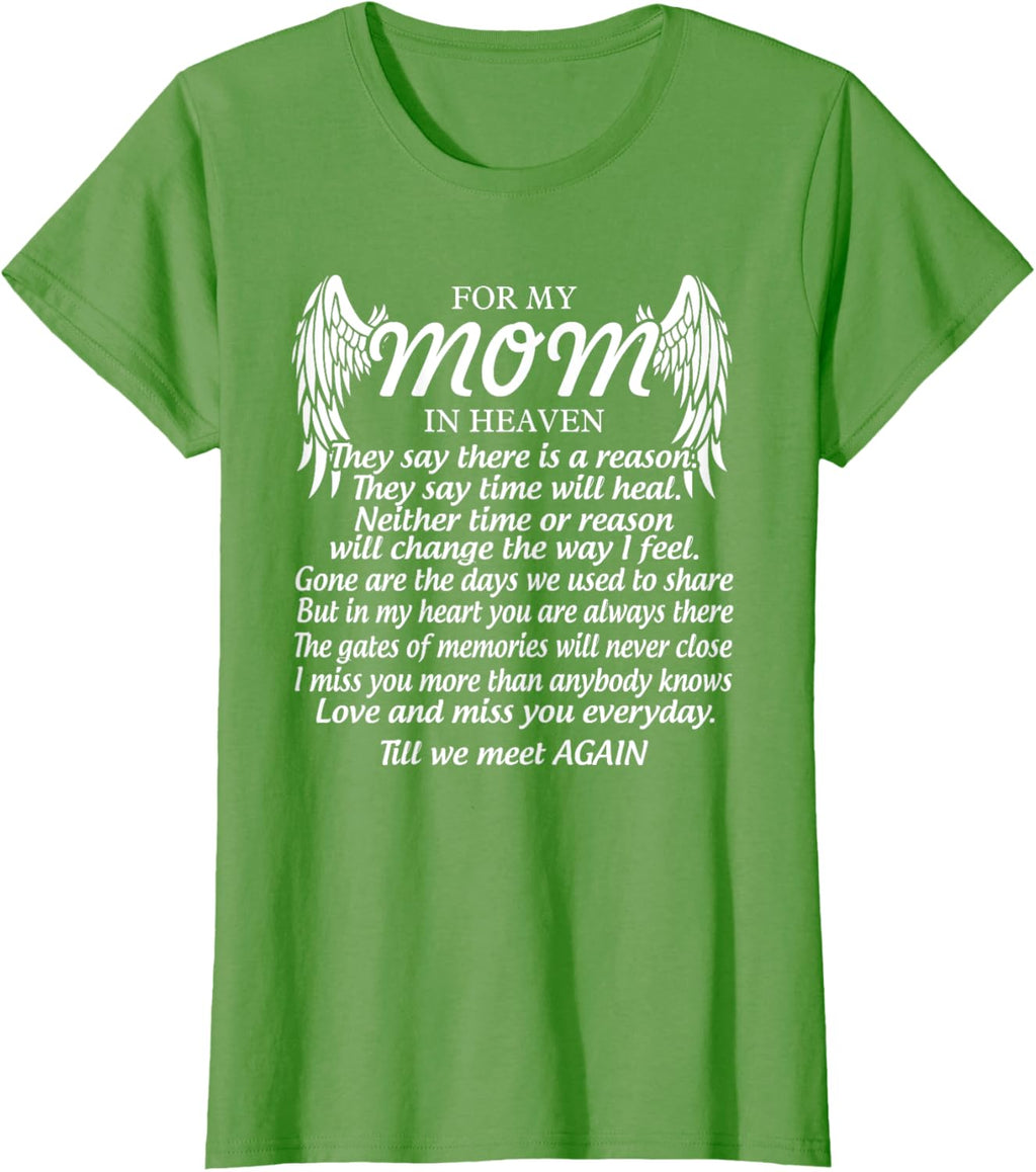 For My Mom In Heaven Love My Mom So Much Missing Mother Day