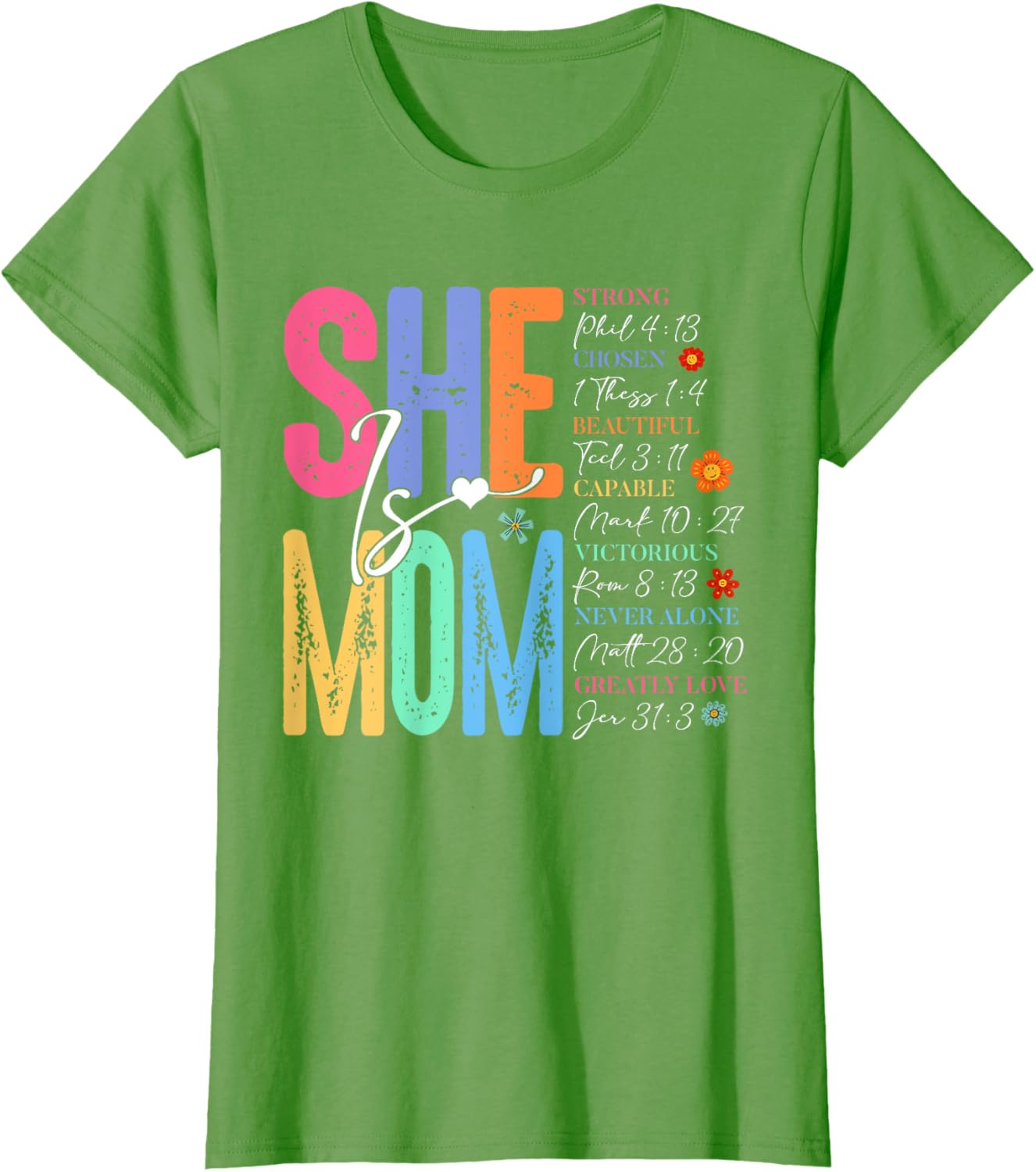 She Is Mom Christian Mother's Day Jesus Mama Religious Women