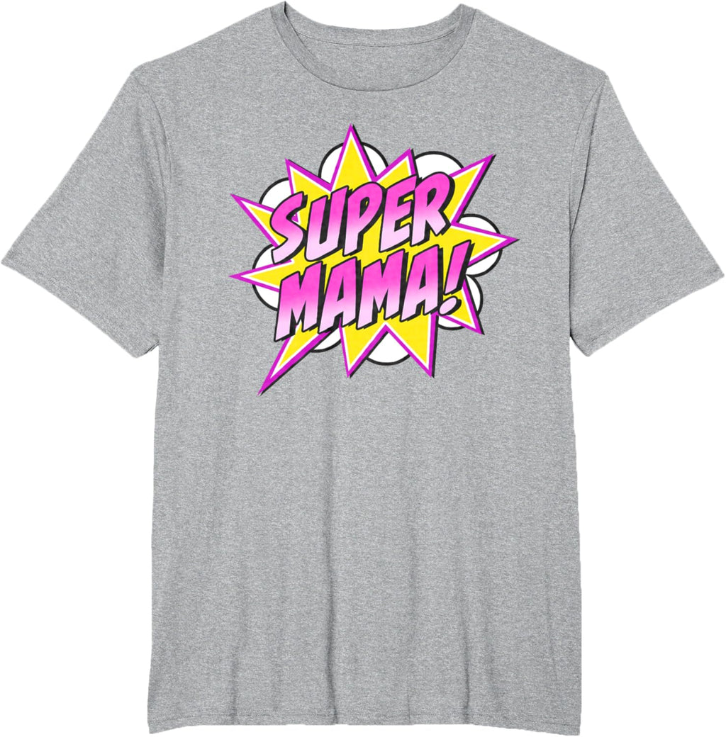 Super Mama Comic Book Superhero Mother's Day